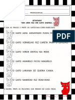 Gato Xadrez - sequência didática - atividades, história em 2023