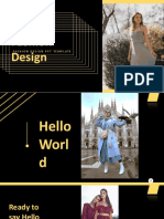 Fashion Design PPT Template