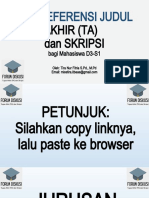 Link Referensi Judul: Tugas Akhir (Ta) Dan Skripsi