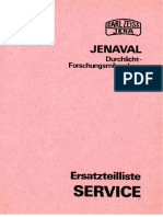 Zeiss Jenaval - Ersatzteilliste