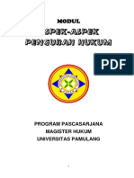 Modul Aspek-Aspek Pengubah Hukum Unpam Edisi 2021