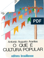 O Que é Cultura Popular - Antonio Augusto Arantes