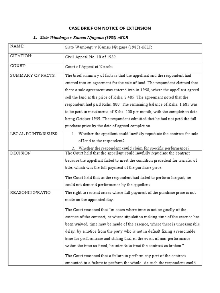 Contractual Time Extensions in Law | PDF | Appeal | Lawsuit