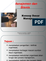 Konsep Dasar Manajemen