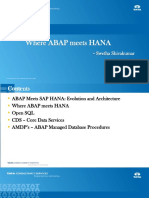 Where Abap Meets Hana PDF