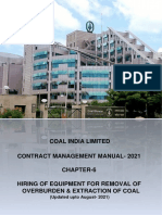 CIL Contract Management Manual Chapter on Hiring Equipment