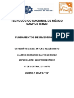 Tecnologico Nacional de México Campus Istmo: Fundamentos de Investigación