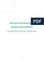 Previsão E Mensuração Da Demanda em Marketing: Estimativa Potencial de Mercado