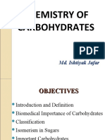 Chemistry of Carbohydrates: Md. Ishtiyak Jafar