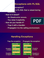 Handling Exceptions With PL/SQL