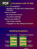 Handling Exceptions With PL/SQL