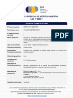 Concurso público ONP analista tesorería S/ 7,130.36