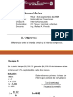 2.3 Tasa Nominal, tasa efectiva y tasa contínua