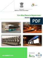 Guideline For City Bus Private Operations