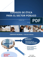 Códigos de ética para el sector público: Crisis de valores y acciones de Chile