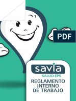 Reglamento Interno SAVIA SALUD