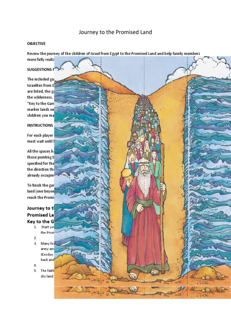 Journey To The Promised Land | PDF | Book Of Numbers | The Exodus