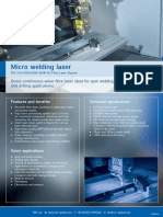 TWI Endorses IPG QCW Fiber Lasers For Spot Welding Cutting Seam Welding and Drilling Applications