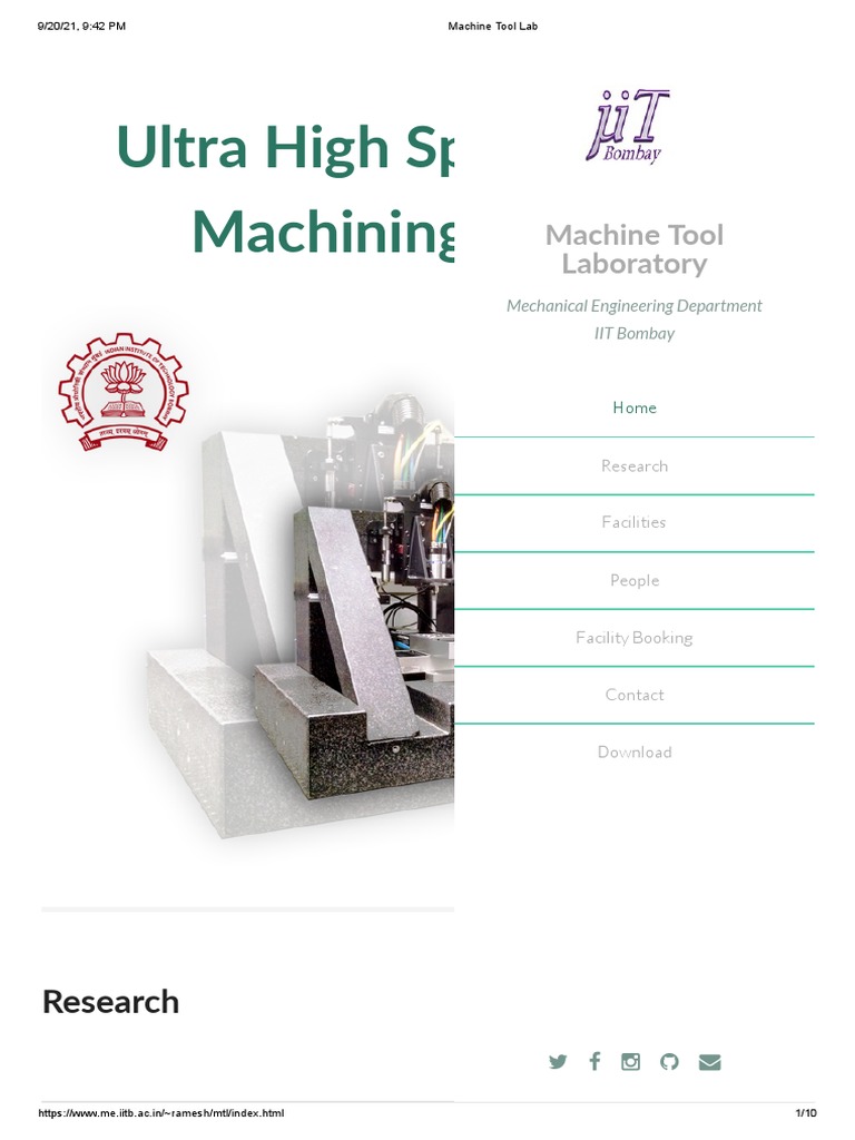 Machine Tool Lab PDF Interferometry Machining