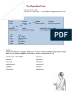 The Pluperfect Tense: Principal Parts of Porto Portavi