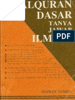 Al Quran Dasar Tanya Jawab Ilmiah by Nazwar Syamsu