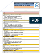 14 -Fire Safety and Inspection Checklist