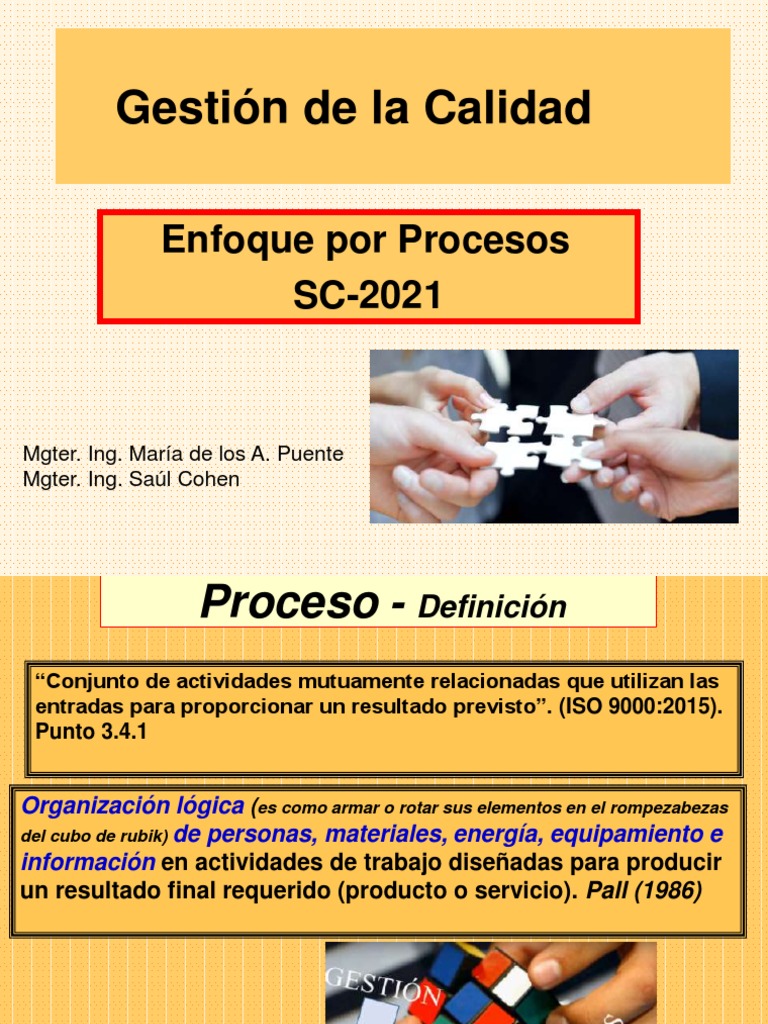 Gestión de Calidad y Procesos Efectivos | PDF | Calidad (comercial ...