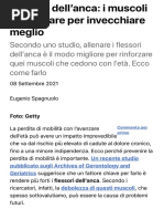 Flessori dell'anca: i muscoli da allenare per invecchiare meglio - Salute