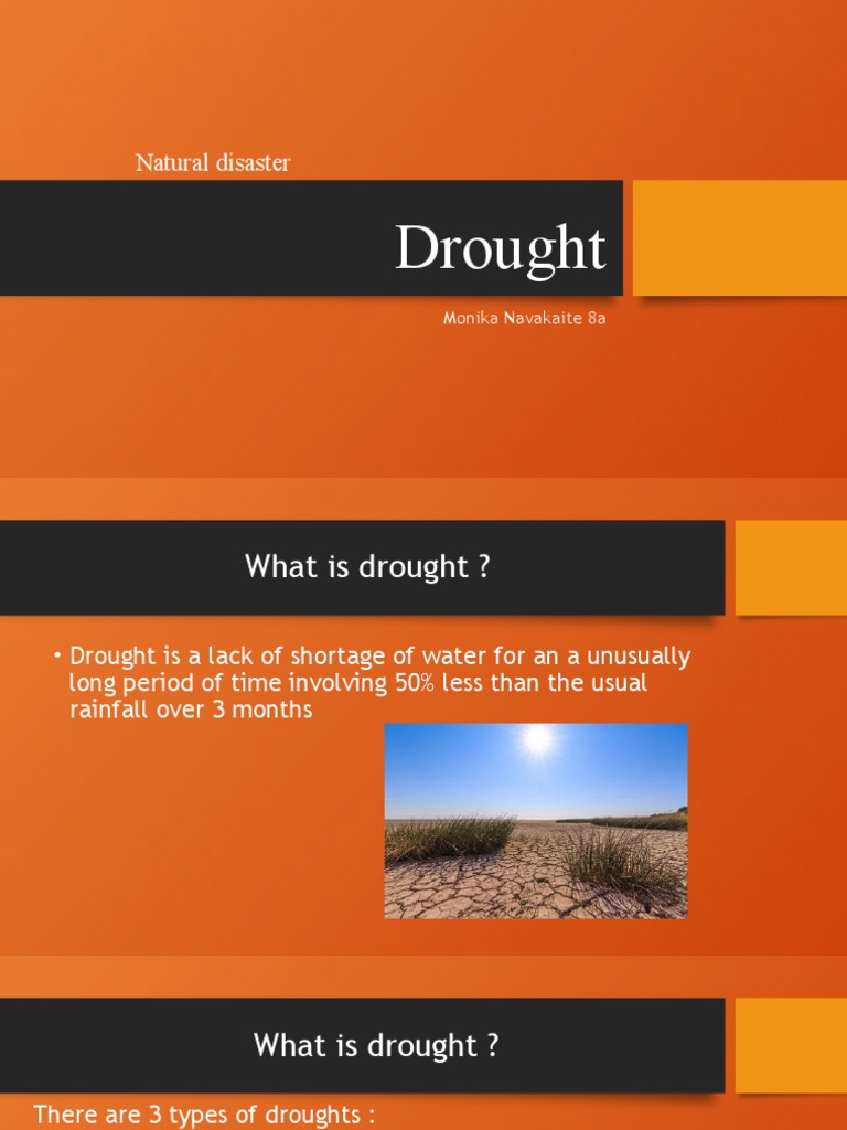 Drought: Natural Disaster | PDF | Home & Garden | Science & Mathematics