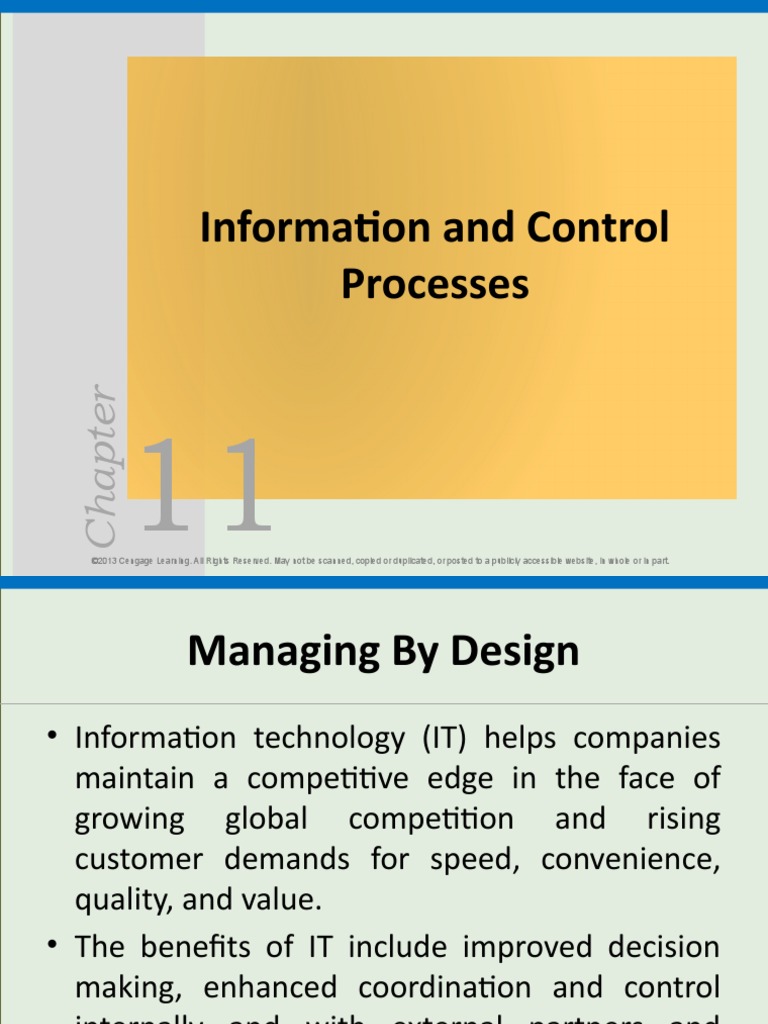 Information and Control Processes | PDF | Enterprise Resource Planning ...