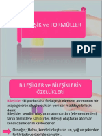 Bileşik Ve Formüller