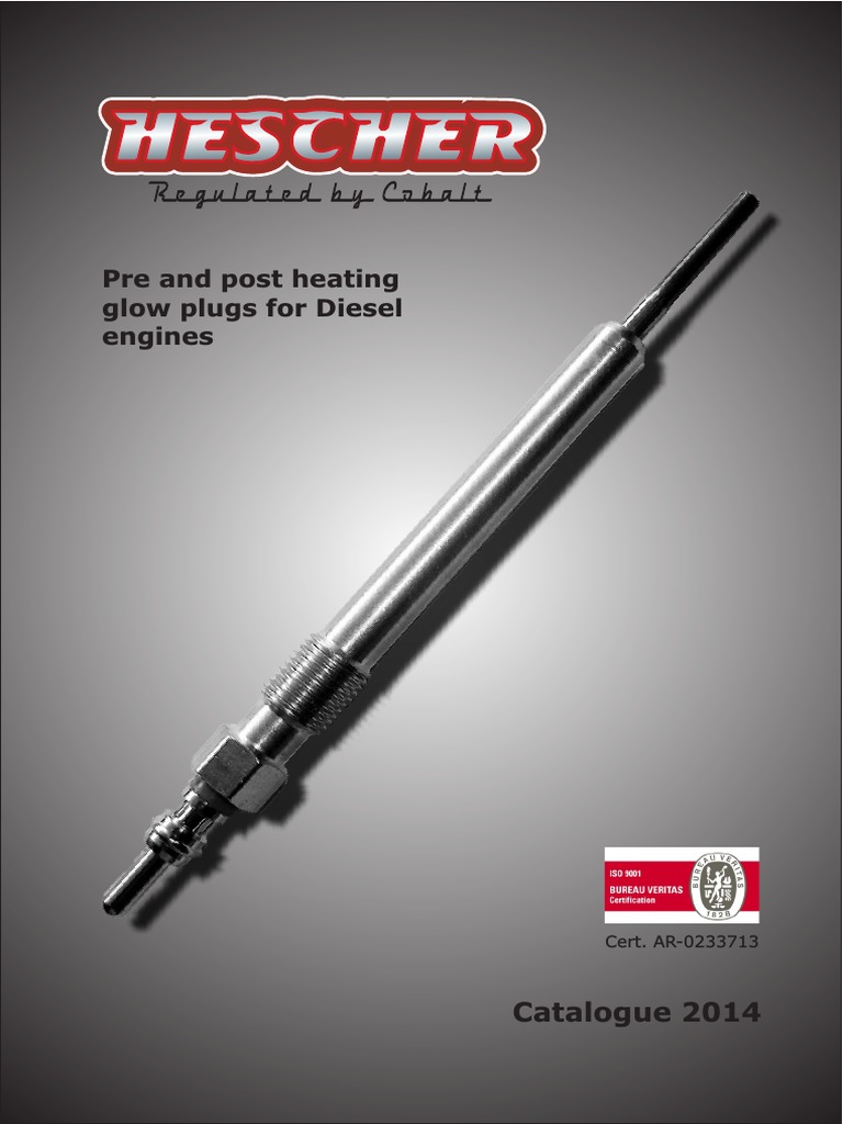 Pre and Post Heating Glow Plugs For Diesel Engines