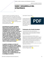 Subtema 1.2 Origen y Desarrollo Del Pensamiento Estratégico