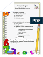 Componentes Portafolio Digital