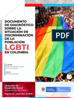 Diagnostico Sobre Situacion Discriminacion de La Poblacion LGBTI en Colombia