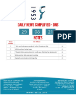 Daily News Simplified - DNS: Serial Number List of News Page No