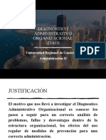 Diagnóstico Administrativo Organizacional (Dao)