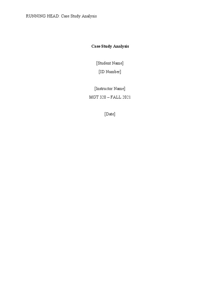Managerial Dilemma Case Study Analysis | PDF