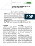 Diagnostic Imaging in TMJ Osteoarthritis: A Case Report and Overview