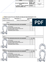 Registro - CHECK LIS ELEMENTOS DE IZAJE NUEVO