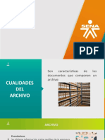 Características de archivos y archivistas