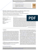 Bentonite Temperature PH Effect Purification Index Sugar Beet Juice - Jahed2014