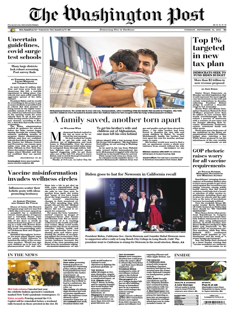 The Washington Post - Year 144 Issue 283 (14 Sep 2021) | PDF | Consent ...