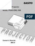 Sanyo PDG-DXL100
