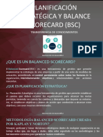 Planificación Estratégica y Balance Score Card (BSC