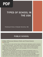 Types of School in The Usa