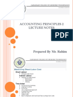 Accounting Principles 2 Lecture Notes: Prepared by Mr. Rahim