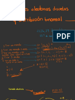 Variables Aleatorias y Distribución Binomial