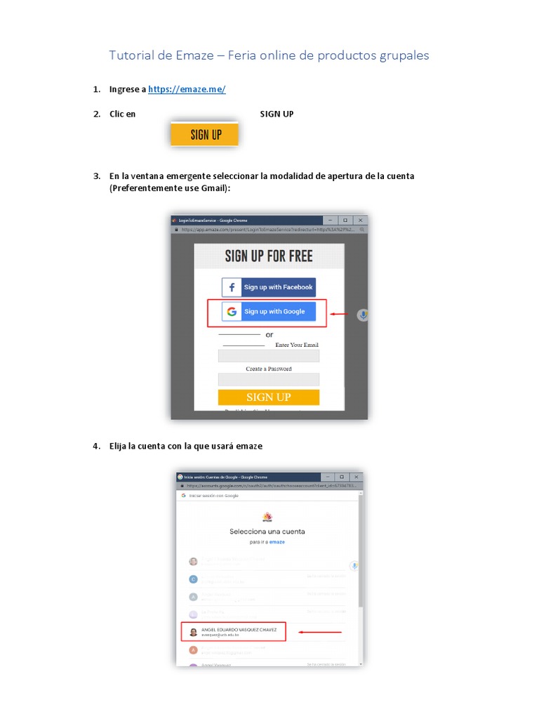 Tutorial de Emaze | PDF | Informática