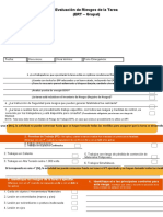 Evaluación de Riesgos de La Tarea (ERT - Grupal) : Metalmecaníca OOCC y Servicios